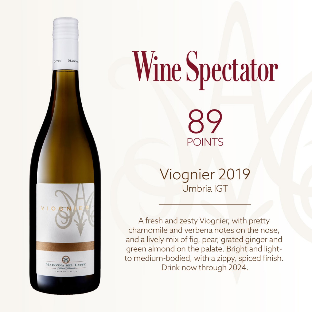 Wine Spectator 89 Punkten