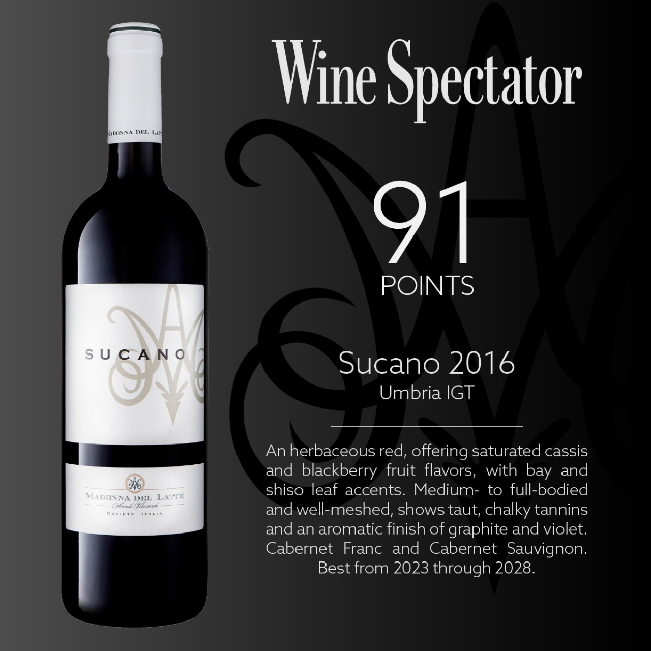 Wine Spectator 91 Points